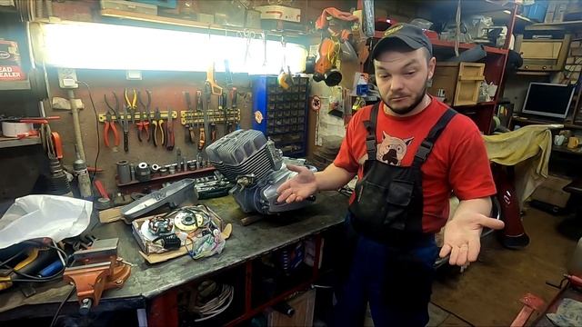 Первый пуск мотора Ява 638. Наш собственный проект ? (Jawa 638) финал