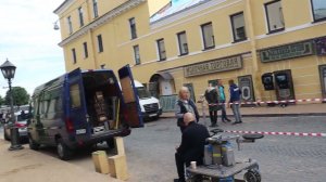 Съемки сериала "Столыпин" около нашей церкви Воскресенье, 23 июля 2023 г