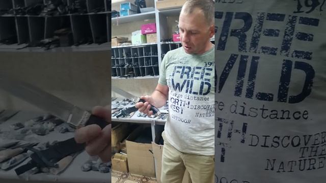 Нож "Пластунский" из кованой стали Х12МФ