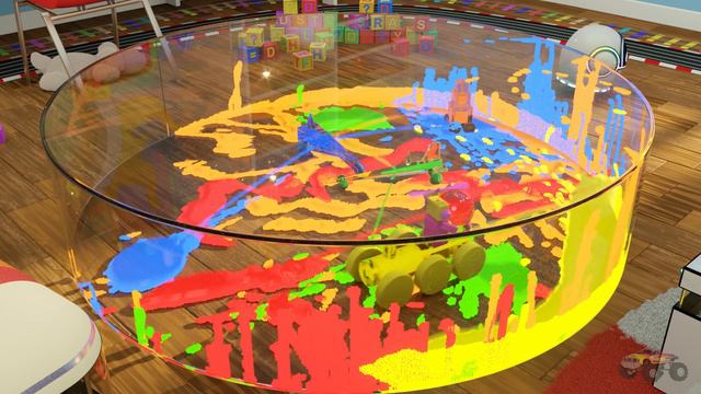 Learn Colors, 3D Shapes and Race Cars | Adventures with Blazin' Bill the Monster Truck