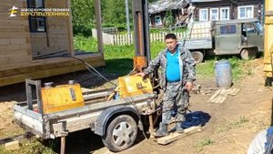 Буровая установка ГБУ 24Л на прицепе категории В. Отзыв - 7 лет в эксплуатации! Видео от клиента