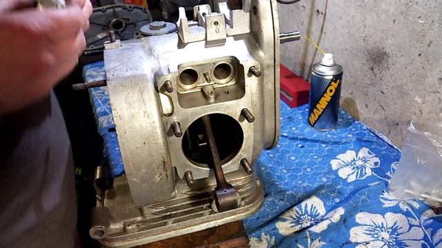 Сборка двигателя К 750. смотреть онлайн