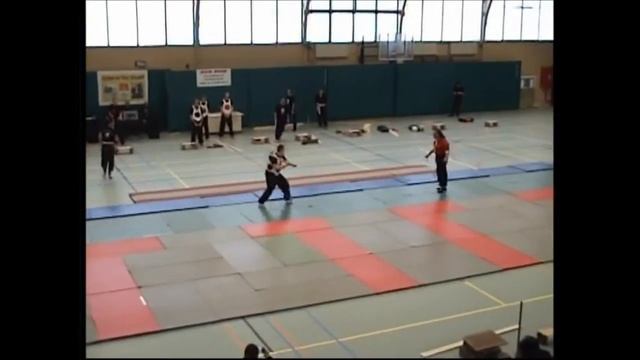 Kung Fu Toa Belgie ALI CETIN demonstratie 2012 met stokken. смотреть онлайн