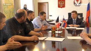 Встреча и.о. председателя правительства Удмуртии Виктора Савельева с дальнобойщиками