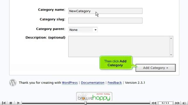 How to add, edit, delete posts categories in WordPress | Tutorial