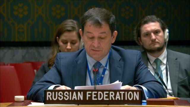 Chargé d'Affaires Dmitry Polyanskiy at UNSC open debate on the situation in the Middle East
