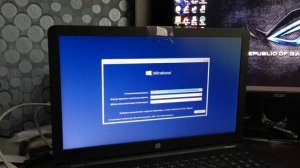 Установка WINDOWS 10 на ноутбук HP hq tre 71025