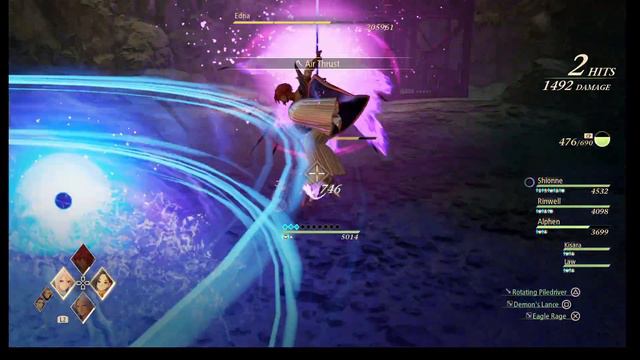 Tales of Arise Edna (Hard) (Bypass boss overlimit) 2:46 смотреть онлайн