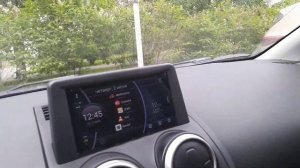 Передние парктроники Multitronics PU-4TC в режиме парковки