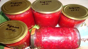 САЛАТ ИЗ ЗЕЛЕНЫХ ПОМИДОР НА ЗИМУ  "ВЕДЬМА"