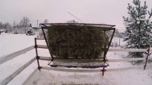 УЛИЧНАЯ КОРМУШКА ДЛЯ КОРОВ ПОД СЕНО