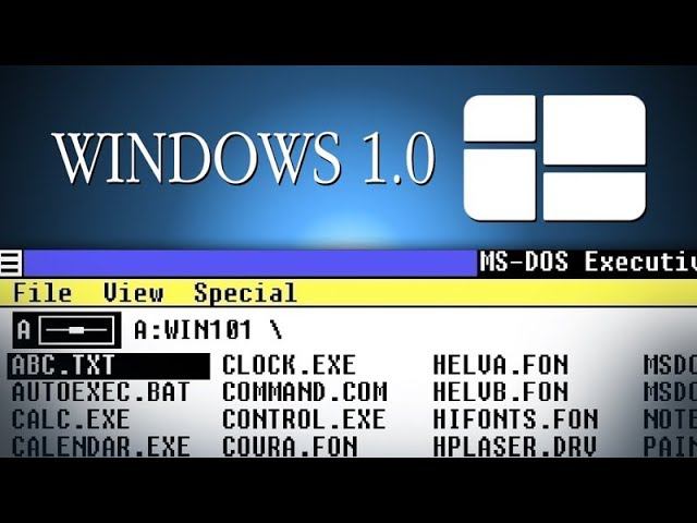 Как выглядела Windows 1 0 и другие первые операционки   экскурсия в прошлое