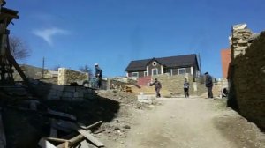 Строительство мечети в айнурбимахи.