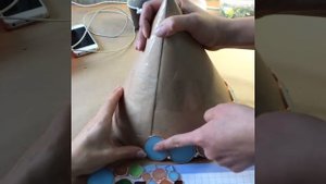 Изготовление абажура в технике витража Тиффани