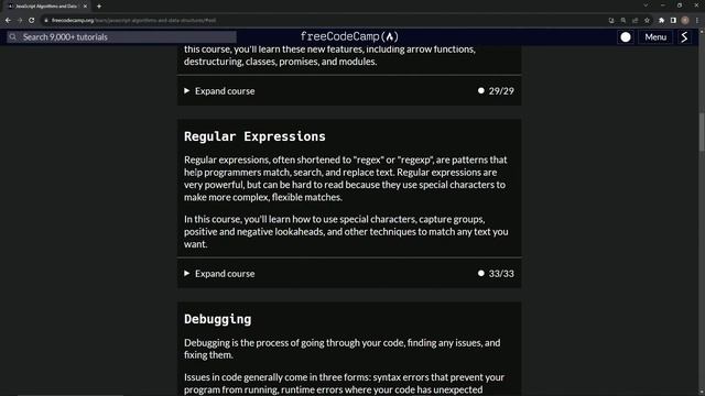 JavaScript Regular Expressions Introduction | FreeCodeCamp