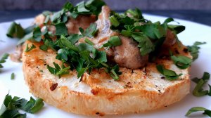 Запеченный сельдерей в духовке/ Готовим стейк из сельдерея