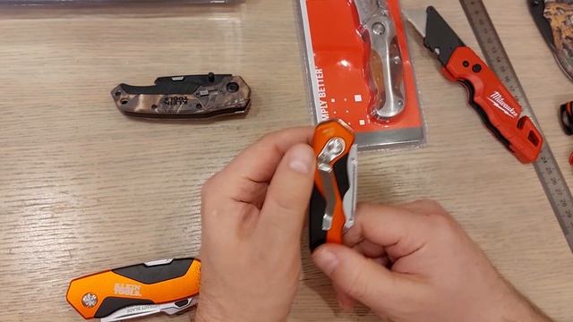 Обзор ножиков трапеций Klein Tools и Bessey смотреть онлайн