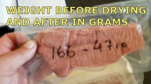 LIOPHILIZATION OF MEAT СУБЛИМАЦИЯ МЯСА
