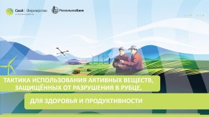 Тактика использования активных веществ, защищённых от разрушения в рубце