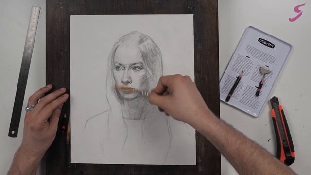 Рисунок. Портрет. Женский портрет-3