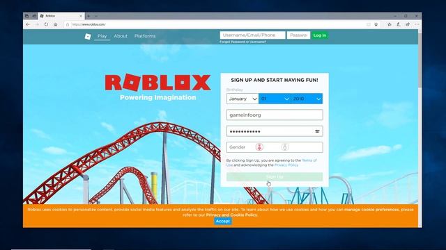 ROBLOX: how to sign up смотреть онлайн