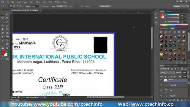 How to Generate Unlimited certificates with different name in Photoshop cs6 смотреть онлайн