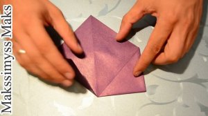 ГРИБОЧЕК из бумаги\ОРИГАМИ красивый ГРИБ