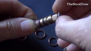 █  РЕМОНТ КРАН-БУКСЫ / капает КРАН смесителя