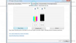 HP Deskjet 1510 All-in-One Printer - Cleaning Ink Cartridges