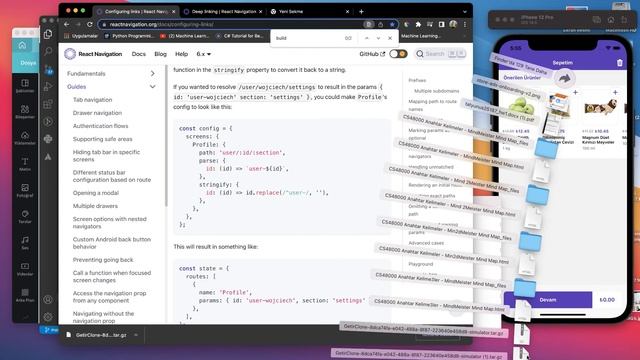 React Native Getir Clone #33 Custom Scheme Kullanarak Deep Linking Oluşturma смотреть онлайн
