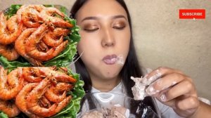 Креветки в соусе Shrimps in sauce @ By Meri Asmr
