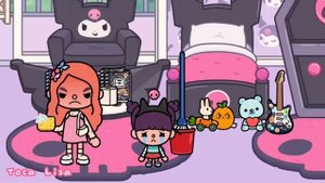 Kuromi, My melody, Hello Kitty First Period ?? Sad Story l Toca Boca l Toca Life Story l Toca Lisa
