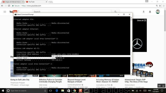 How To Find IP Address On Windows 10 Also Subnet and Default Gateway смотреть онлайн