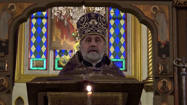 Проповедь на неделю 1-ю Великого Поста (25.02.2018) смотреть онлайн