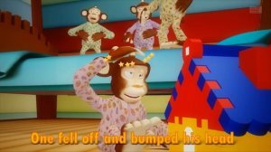 Five Little Monkeys Jumping On The Bed | Nursery Rhymes | Kids Songs
