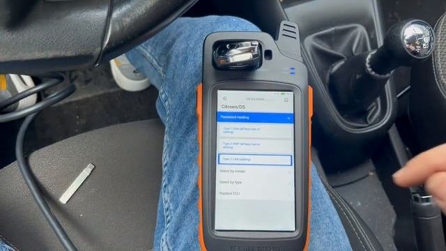 Citroen C3key Programming Via Key Tool Max Pro