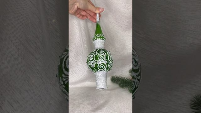 Арт. ВР8  Верхушка расписная зеленая