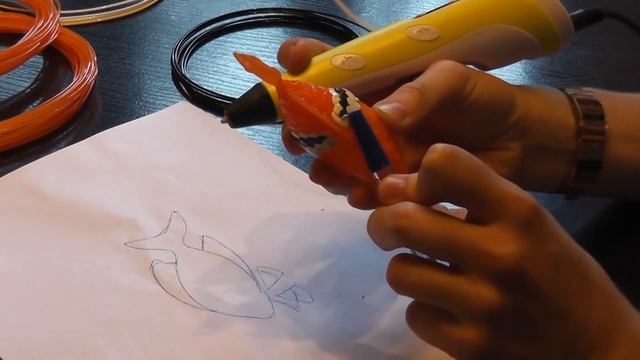 Мастер-класс по 3D-ручке. 3D pen master class. смотреть онлайн