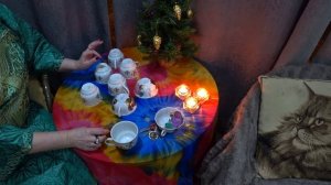 Рождественские гадания на чашках
