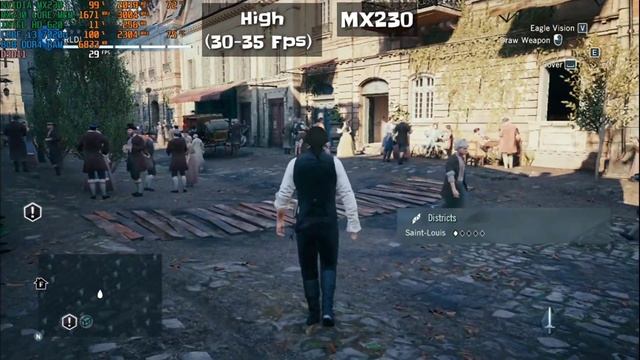 Assassin's Creed Unity MX230 | i3 7020u | 8GB RAM | Max to Low Settings + Intel HD620 смотреть онлайн
