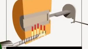 Вскрытие цилиндрового замка высверливанием цугалей