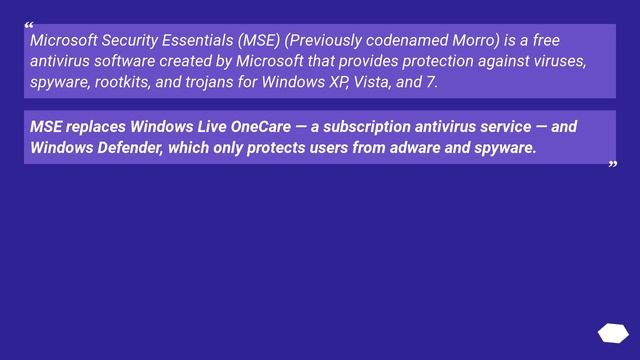 Does Microsoft Security Essentials replace Windows Defender? смотреть онлайн