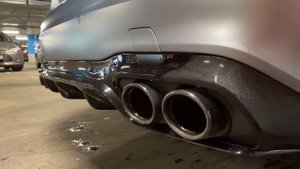 e53, выхлоп amg performance