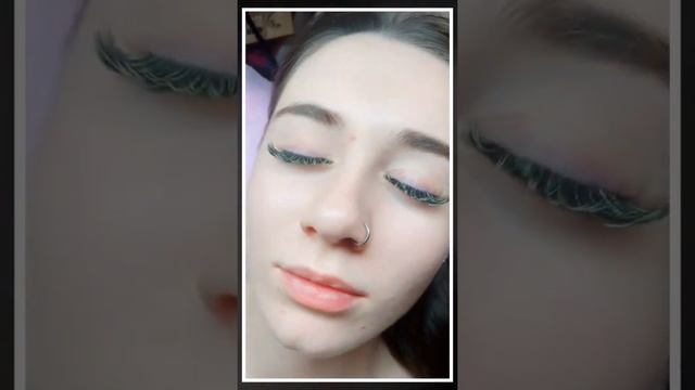 Наращивание Неоновыми цветными Ресницами