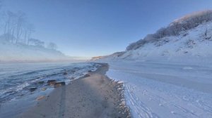 Зима на Балтийском побережье. Калининградская область. Заостровье - Пионерский.