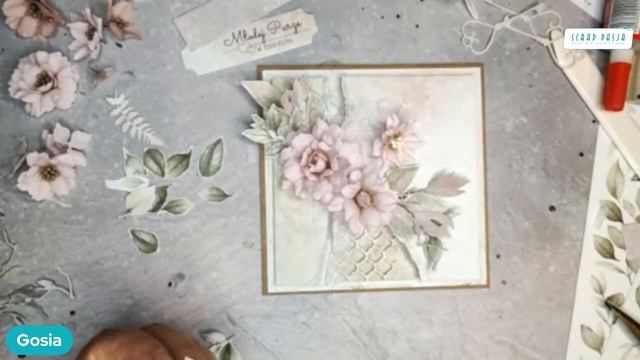 Kartka ślubna z rozdarciem i różami смотреть онлайн