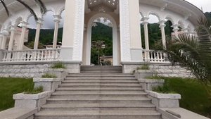 Старая Гагра. Алахадзы, Цитрусовый совхоз. Цены в кафе. Абхазия