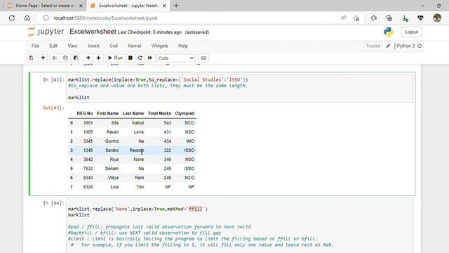 Pandas Replace Method