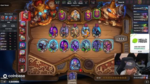 INCREDIBLY EASY SCALING with Anub'arak - Hearthstone Battlegrounds смотреть онлайн