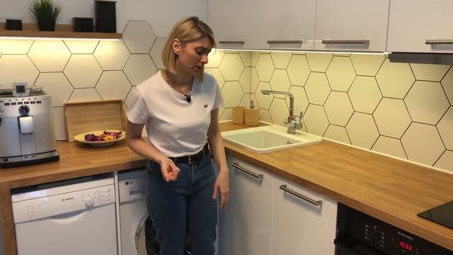 Обзор КУХНИ 9,5 кв.м глазами женщины. ХРАНЕНИЕ на кухне.